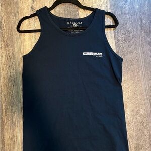 Men’s Honolua Navy Blue Tank Top - Small